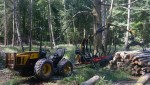 JMS900 Forestry trailer & crane
