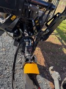 110/720 forestry trailer & radio remote crane.